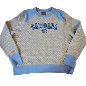 KA for Her Knights Apparel UNC North Carolina Tarheels Quilted Sweatshirt XL 16